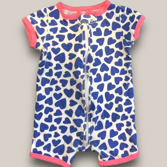 Carter's Other - Carter's Baby Girl Zip-Up Cotton PJ Romper Short Sleeve, baby girl size 6 months